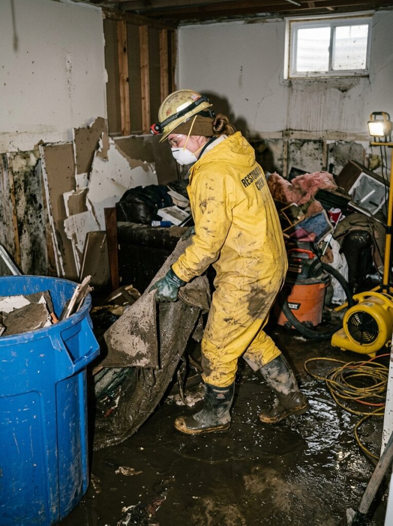 flood damage cleanup staff working 202606191311